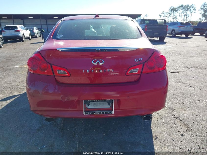 2013 Infiniti G37 Journey VIN: JN1CV6AP1DM301830 Lot: 43942705