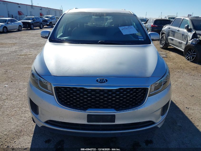 2015 Kia Sedona Lx VIN: KNDMB5C15F6040089 Lot: 43942722