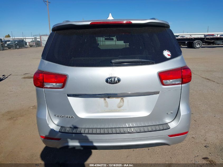 2015 Kia Sedona Lx VIN: KNDMB5C15F6040089 Lot: 43942722