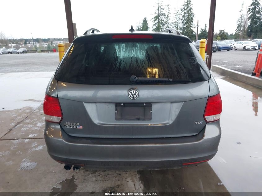 2011 Volkswagen Jetta Sportwagen 2.0L Tdi VIN: 3VWPL7AJ9BM720173 Lot: 43942725