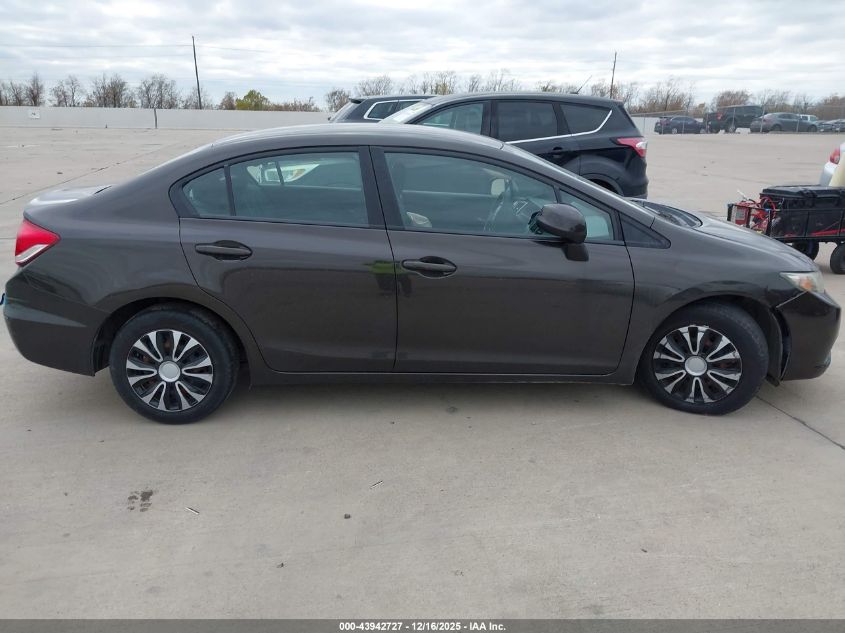 2013 Honda Civic Lx VIN: 19XFB2F5XDE027688 Lot: 43942727