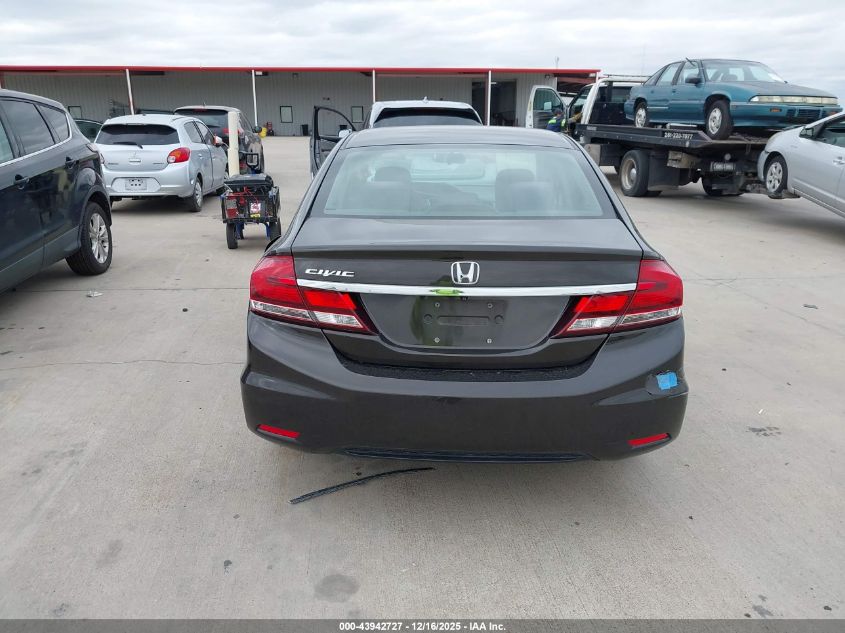 2013 Honda Civic Lx VIN: 19XFB2F5XDE027688 Lot: 43942727