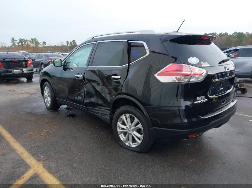 2015 Nissan Rogue Sv VIN: KNMAT2MT7FP559315 Lot: 43942732