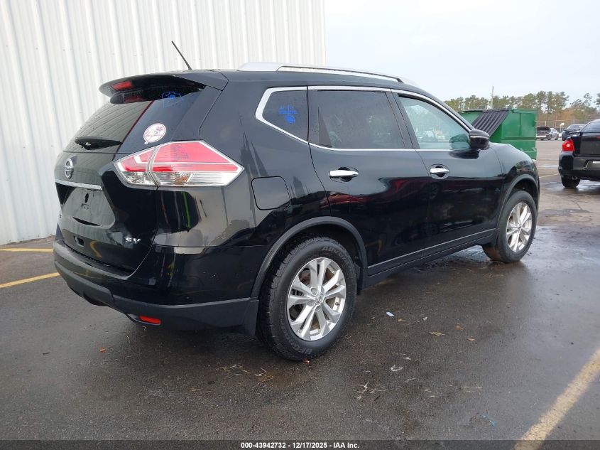 2015 Nissan Rogue Sv VIN: KNMAT2MT7FP559315 Lot: 43942732