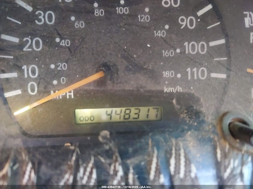 2000 Toyota Tacoma Base V6 VIN: 4TAWN72N7YZ595431 Lot: 43942736