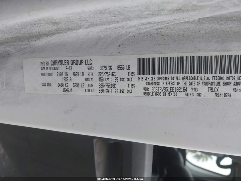 2014 RAM PROMASTER 1500 · Фото 9