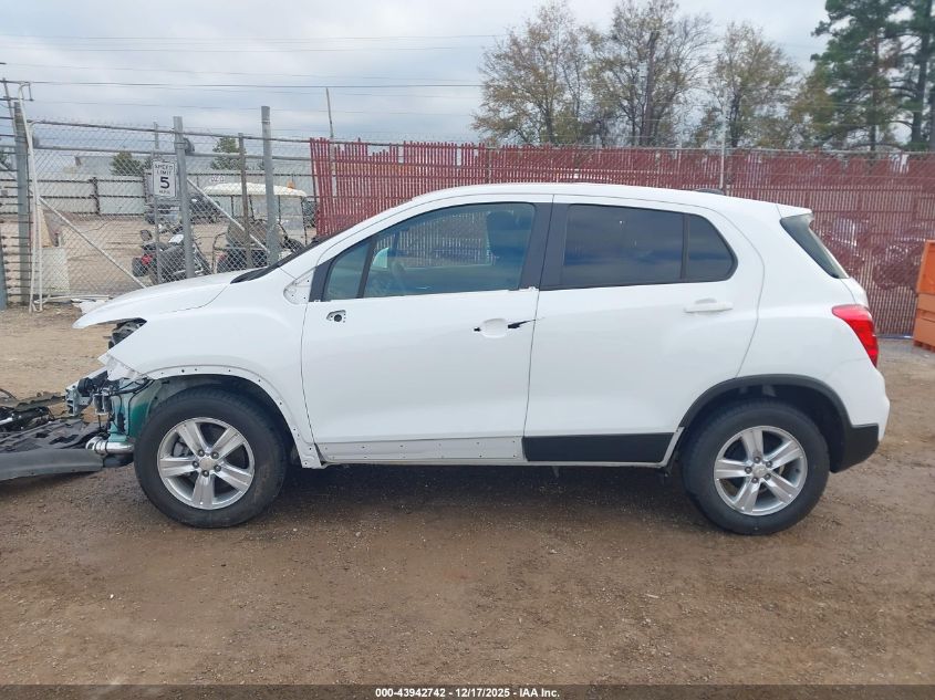 2022 Chevrolet Trax Fwd Ls VIN: KL7CJKSM4NB526744 Lot: 43942742