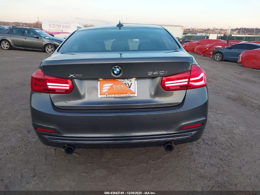 2018 BMW 340I xDrive VIN: WBA8B7G55JNT71275 Lot: 43942749