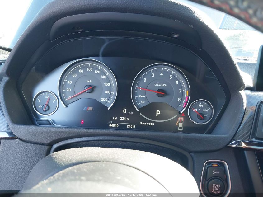 2016 BMW M4 VIN: WBS3R9C54GK708130 Lot: 43942760