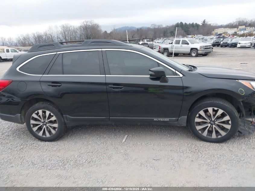 2015 Subaru Outback 2.5I Limited VIN: 4S4BSBLC1F3202885 Lot: 43942804