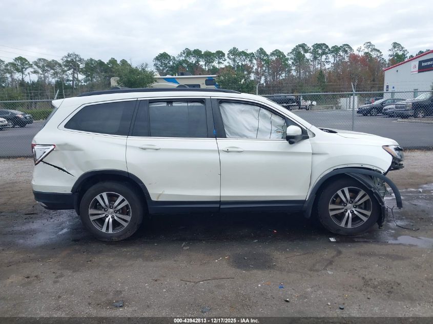 2018 Honda Pilot Ex-L VIN: 5FNYF5H57JB008436 Lot: 43942813
