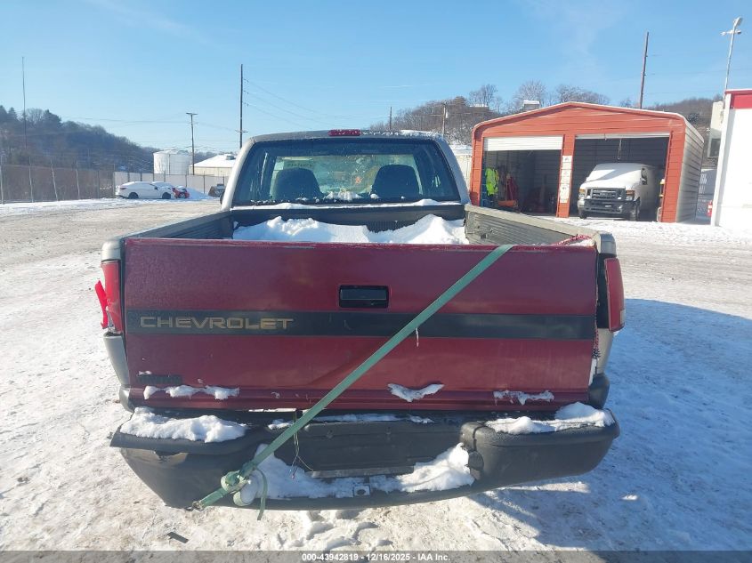 1999 Chevrolet S-10 Ls VIN: 1GCCT19WXX8175935 Lot: 43942819