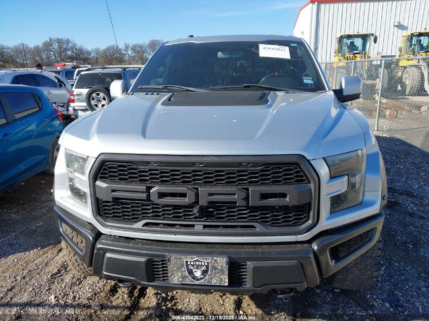2017 Ford F-150 Raptor VIN: 1FTEX1RG8HFC82176 Lot: 43942822