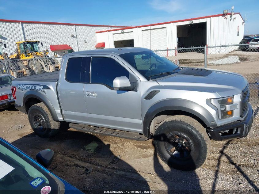 2017 Ford F-150 Raptor VIN: 1FTEX1RG8HFC82176 Lot: 43942822