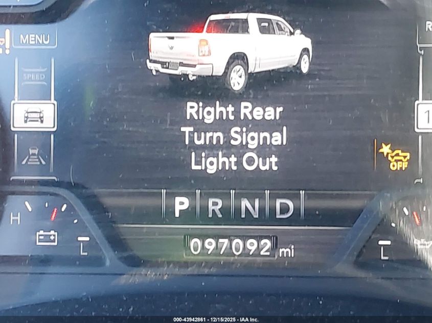 2022 Ram 1500 Lone Star 4X2 5'7 Box VIN: 1C6RREFT6NN201253 Lot: 43942861