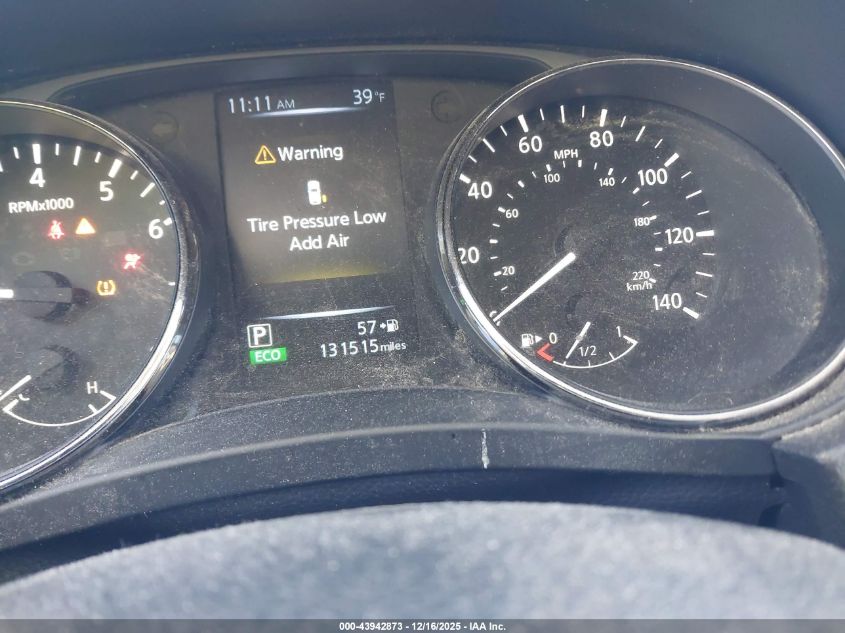 2017 Nissan Rogue Sv VIN: KNMAT2MV7HP600823 Lot: 43942873