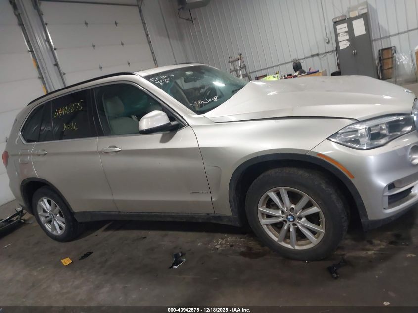 2015 BMW X5 xDrive35I VIN: 5UXKR0C55F0K60049 Lot: 43942875