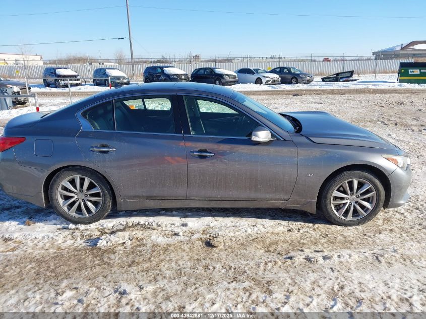 2014 Infiniti Q50 Premium VIN: JN1BV7AR8EM694584 Lot: 43942881