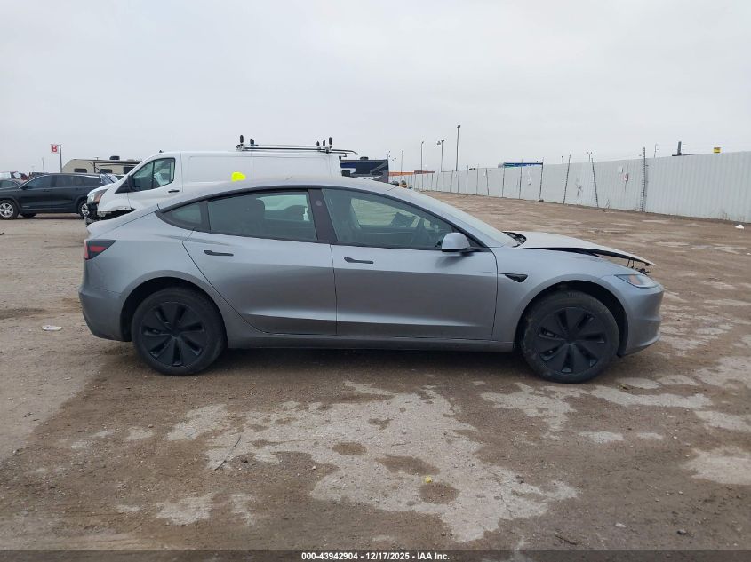 2025 Tesla Model 3 Long Range All-Wheel Drive VIN: 5YJ3E1EB3SF898502 Lot: 43942904