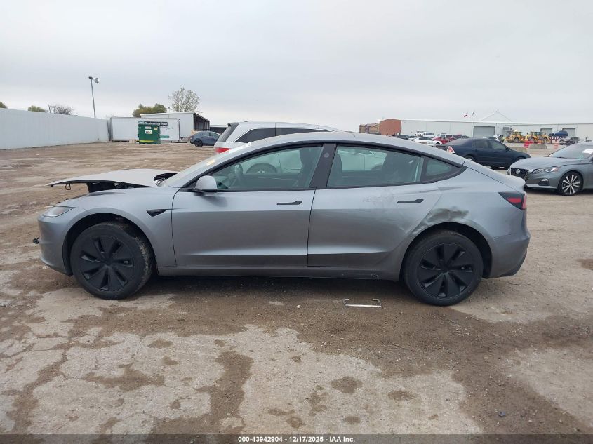 2025 Tesla Model 3 Long Range All-Wheel Drive VIN: 5YJ3E1EB3SF898502 Lot: 43942904