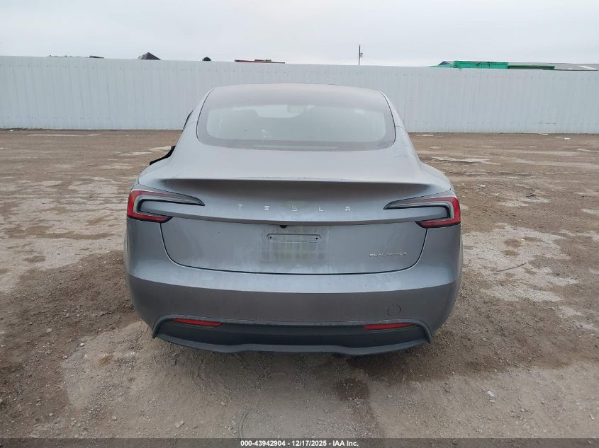 2025 Tesla Model 3 Long Range All-Wheel Drive VIN: 5YJ3E1EB3SF898502 Lot: 43942904