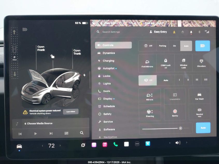 2025 Tesla Model 3 Long Range All-Wheel Drive VIN: 5YJ3E1EB3SF898502 Lot: 43942904