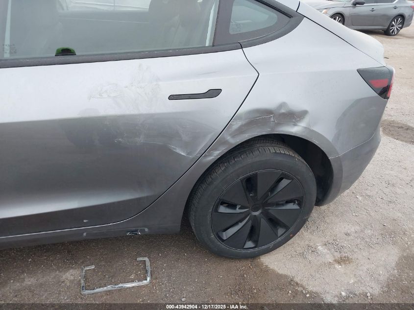 2025 Tesla Model 3 Long Range All-Wheel Drive VIN: 5YJ3E1EB3SF898502 Lot: 43942904