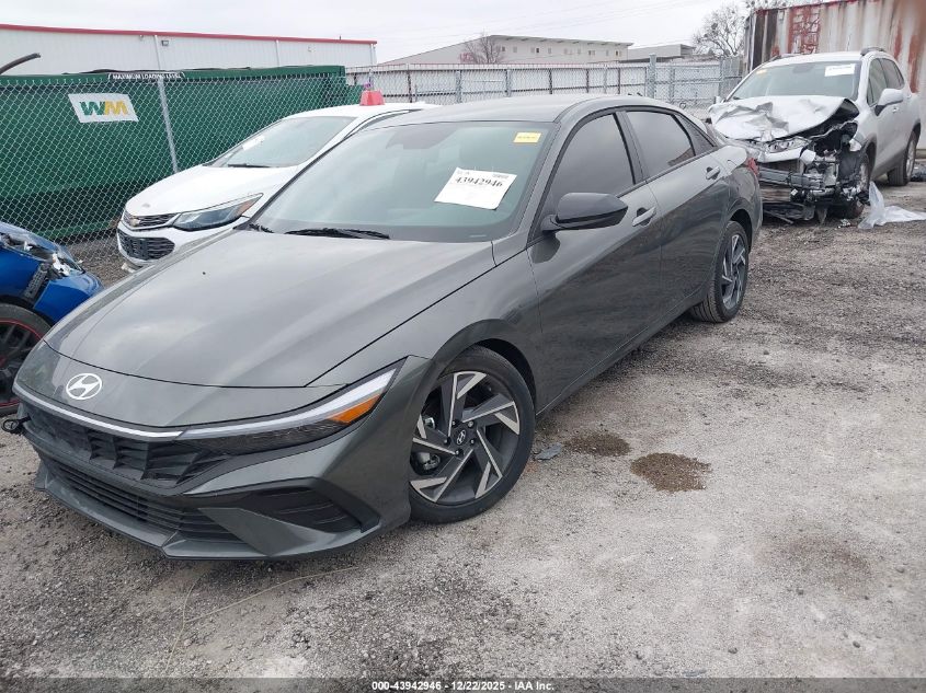 2025 Hyundai Elantra Sel Sport VIN: KMHLM4DG5SU057334 Lot: 43942946
