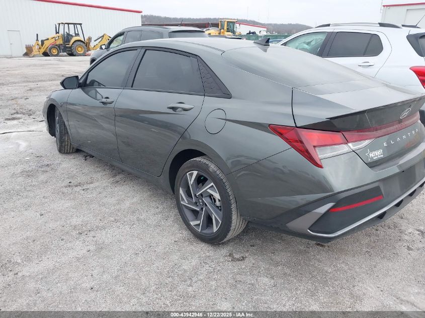 2025 Hyundai Elantra Sel Sport VIN: KMHLM4DG5SU057334 Lot: 43942946