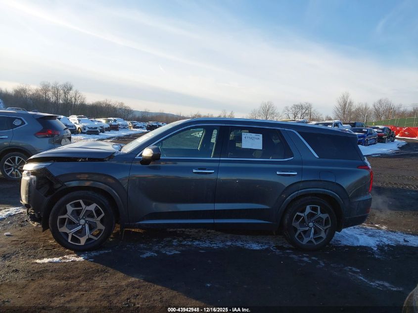 2022 Hyundai Palisade Calligraphy VIN: KM8R7DHEXNU361063 Lot: 43942948