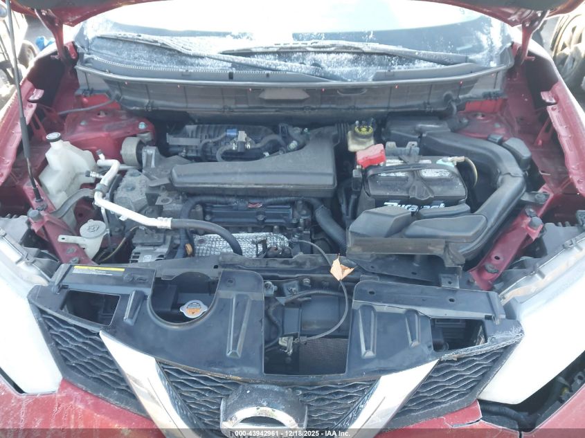 2016 Nissan Rogue S VIN: KNMAT2MT4GP637678 Lot: 43942961