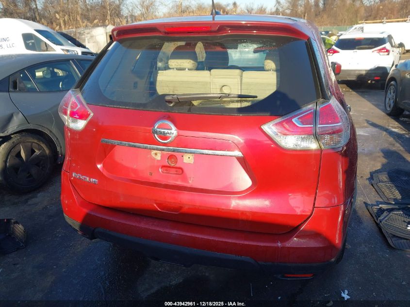 2016 Nissan Rogue S VIN: KNMAT2MT4GP637678 Lot: 43942961