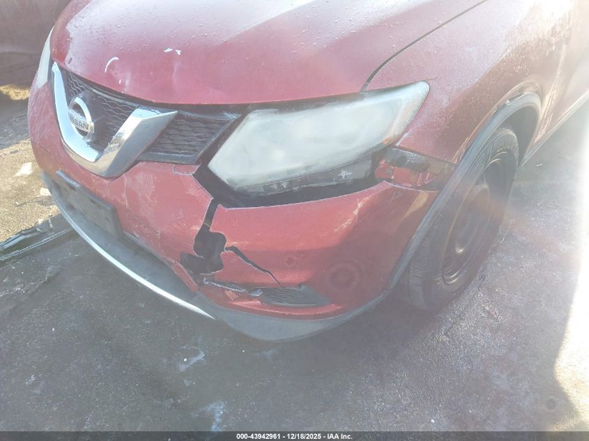 2016 Nissan Rogue S VIN: KNMAT2MT4GP637678 Lot: 43942961