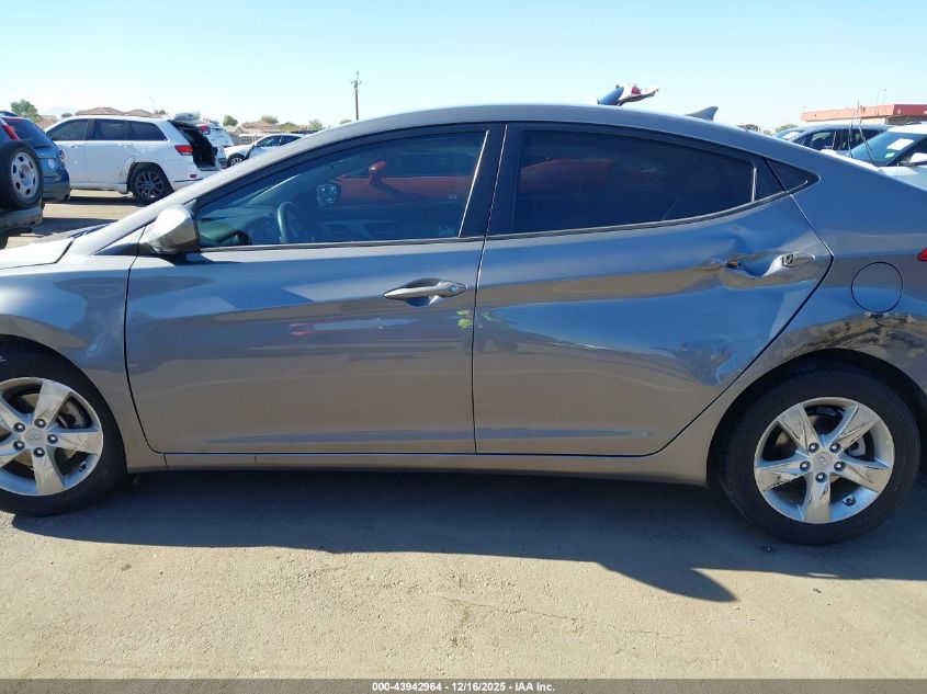 2012 Hyundai Elantra Gls VIN: 5NPDH4AE2CH086883 Lot: 43942964