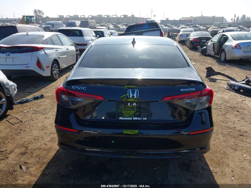2022 Honda Civic Touring VIN: 2HGFE1F93NH300210 Lot: 43942967