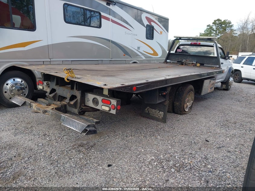 2012 Ram 5500 Chassis St slt White Lot 111043942979 Vin 3C7WDMDL5CG226550