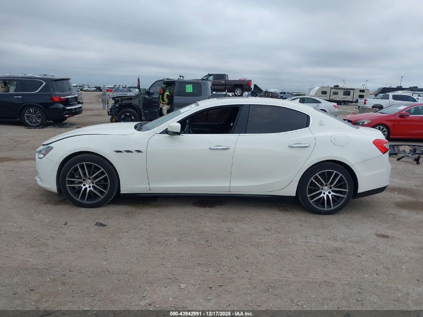 2014 Maserati Ghibli VIN: ZAM57XSA0E1091574 Lot: 43942991