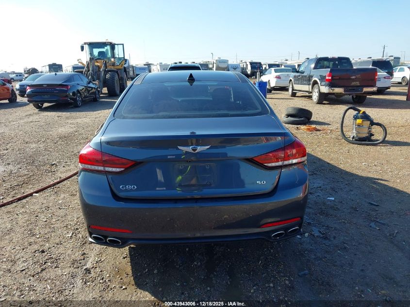 2017 Genesis G80 5.0 Ultimate VIN: KMHGN4JF4HU202284 Lot: 43943006