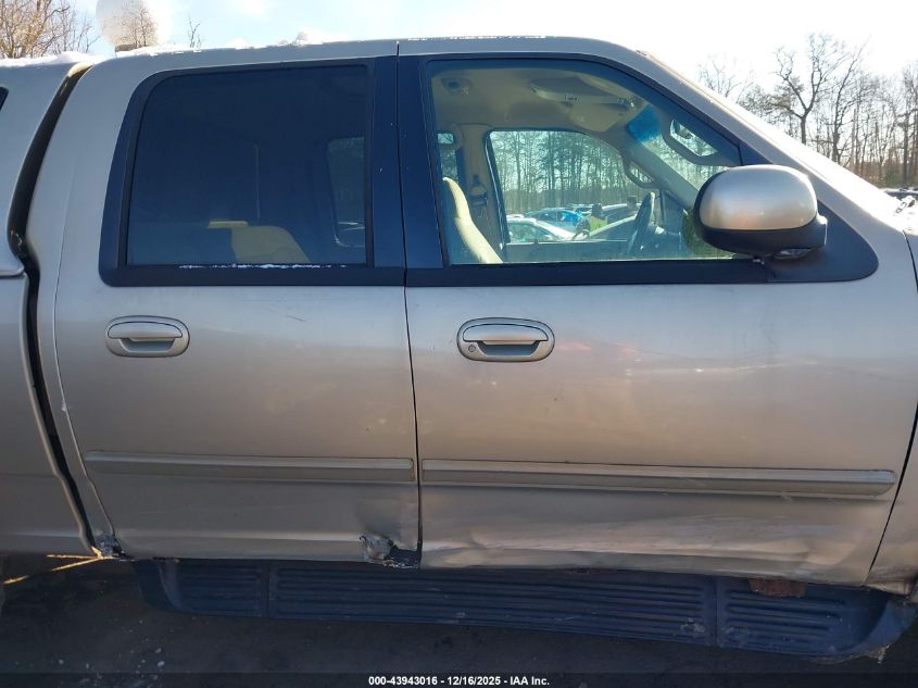 2001 Ford F-150 King Ranch Edition/Lariat/Xlt VIN: 1FTRW08W61KD80353 Lot: 43943016