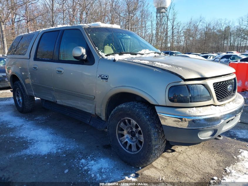 2001 Ford F-150 King Ranch Edition/Lariat/Xlt VIN: 1FTRW08W61KD80353 Lot: 43943016