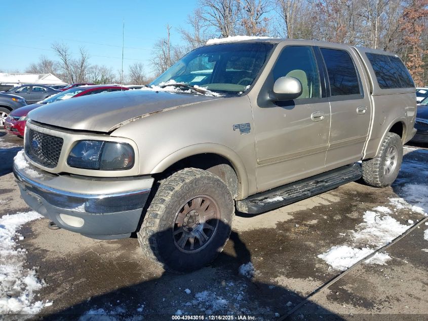 2001 Ford F-150 King Ranch Edition/Lariat/Xlt VIN: 1FTRW08W61KD80353 Lot: 43943016