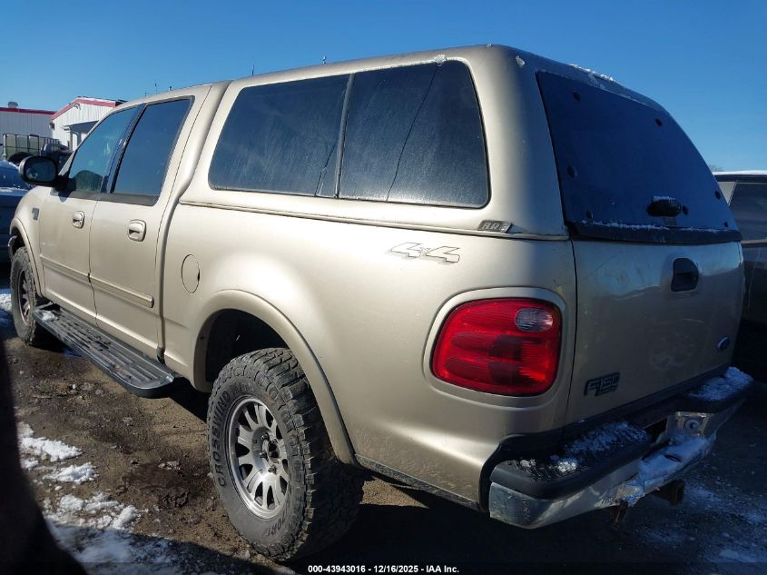 2001 Ford F-150 King Ranch Edition/Lariat/Xlt VIN: 1FTRW08W61KD80353 Lot: 43943016