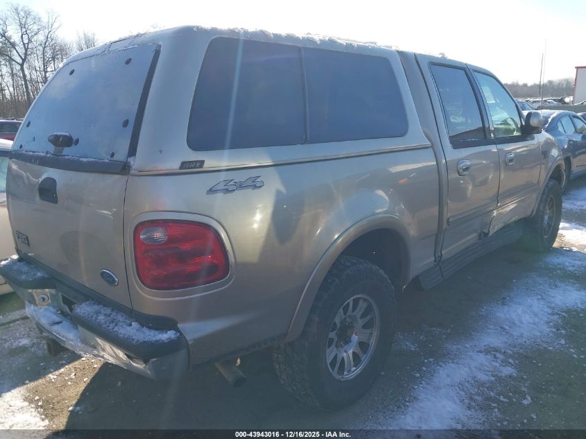 2001 Ford F-150 King Ranch Edition/Lariat/Xlt VIN: 1FTRW08W61KD80353 Lot: 43943016