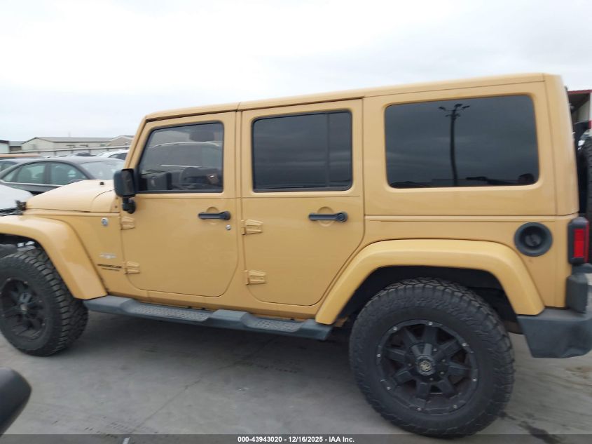 2014 Jeep Wrangler Unlimited Sahara VIN: 1C4BJWEG5EL219931 Lot: 43943020