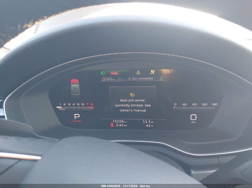 2023 Audi A5 Sportback Premium Plus 45 Tfsi S Line Quattro S Tronic VIN: WAUFACF57PA064615 Lot: 43943029