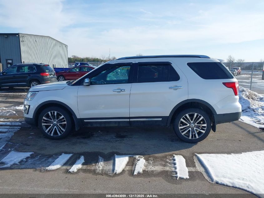 2016 Ford Explorer Platinum VIN: 1FM5K8HT1GGC43407 Lot: 43943059