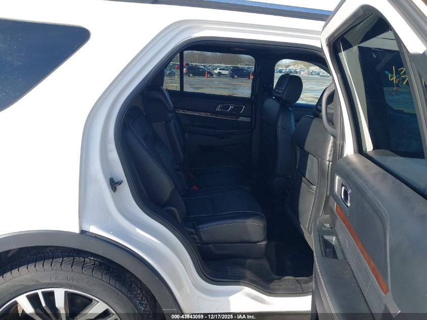 2016 Ford Explorer Platinum VIN: 1FM5K8HT1GGC43407 Lot: 43943059