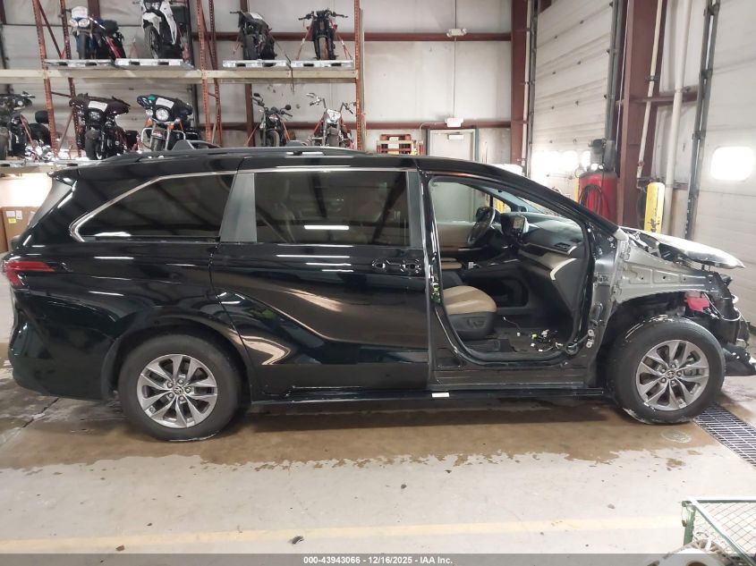 2021 Toyota Sienna Xle VIN: 5TDJSKFC8MS020253 Lot: 43943066