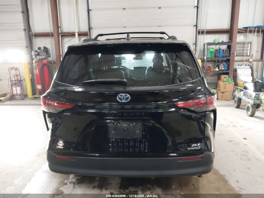 2021 Toyota Sienna Xle VIN: 5TDJSKFC8MS020253 Lot: 43943066