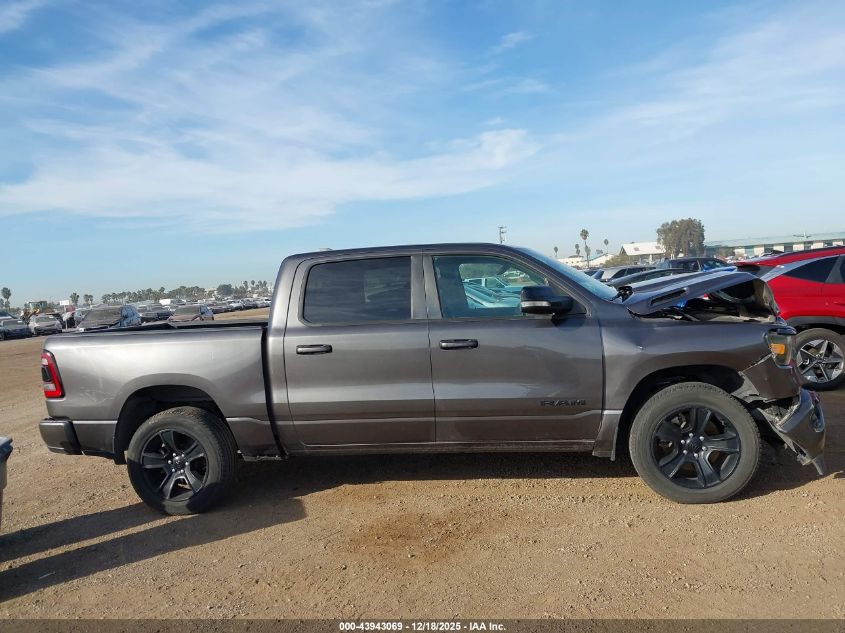 2021 Ram 1500 Big Horn 4X2 5'7 Box VIN: 1C6RREFT7MN593030 Lot: 43943069